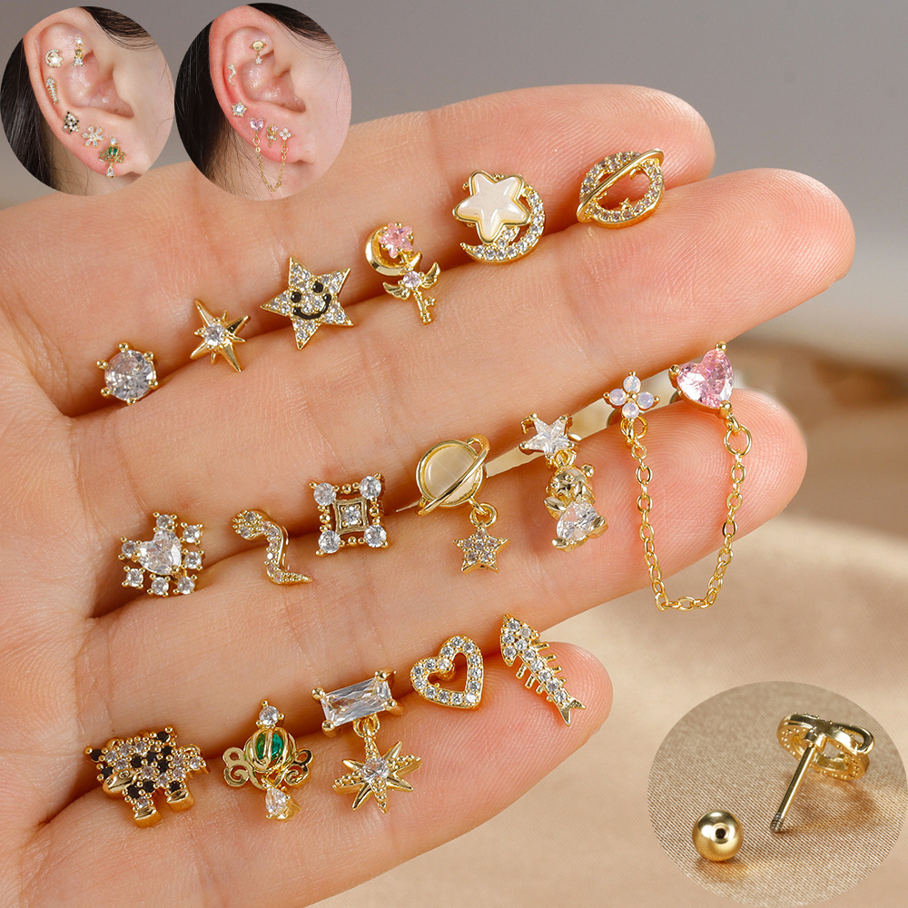 1szt Chrząstka Kolczyki do prz – Body Jewelry Surgical Steel recenzja i cena
