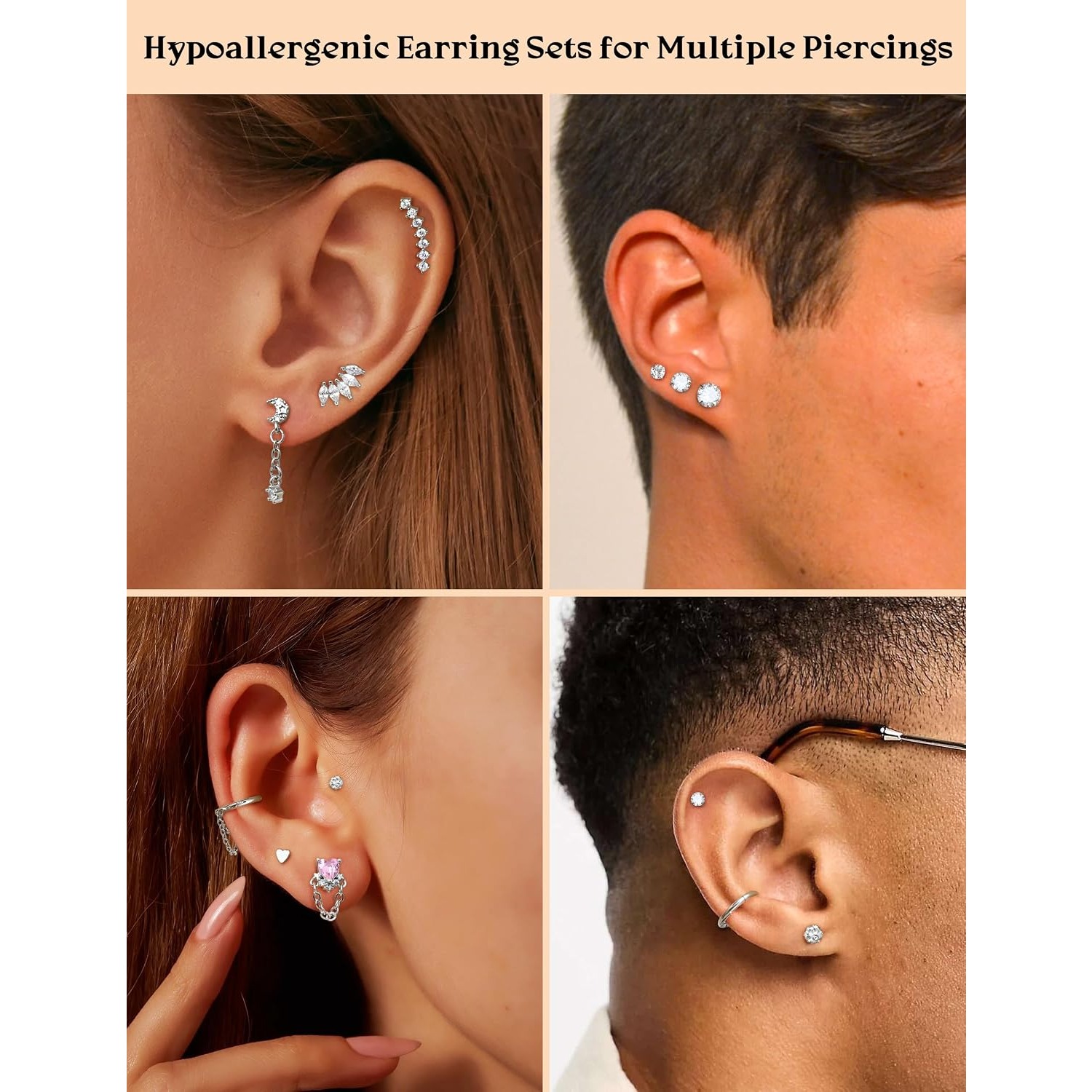 Drperfect Zestaw 18 szt. hipoa – Body Jewelry Surgical Steel recenzja i cena