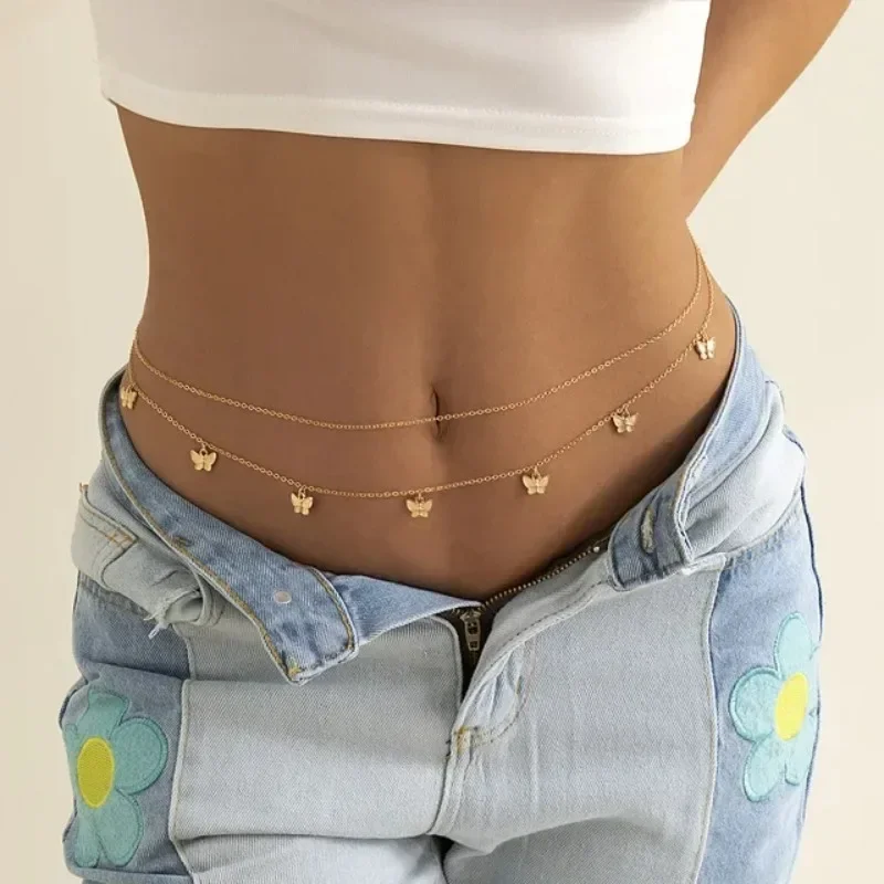 Nowy urok Seksowny dwuwarstwow – Body Jewelry For You recenzja i cena