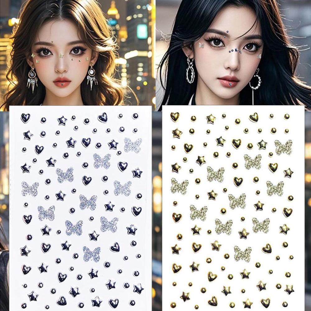2 arkusze naklejek z kryształk – Body Jewelry Retainers recenzja i cena